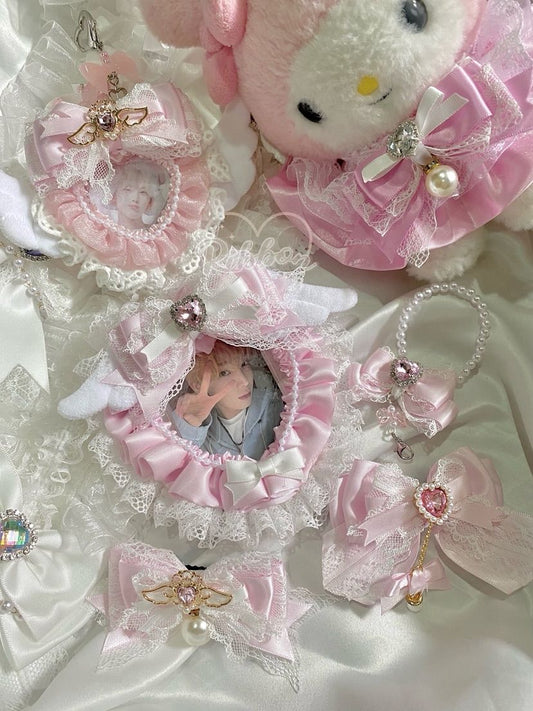 K-Pop Idol Photocard Holder with Bag Strap: Acrylic Frame