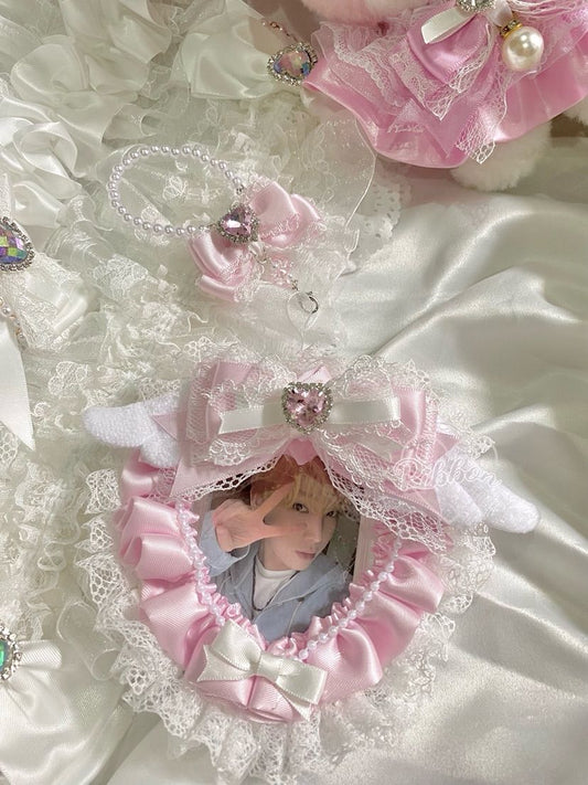 K-Pop Idol Photocard Holder with Bag Strap: Acrylic Frame