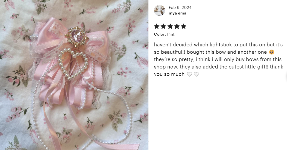 Lightstick Ribbon Bows Reviews