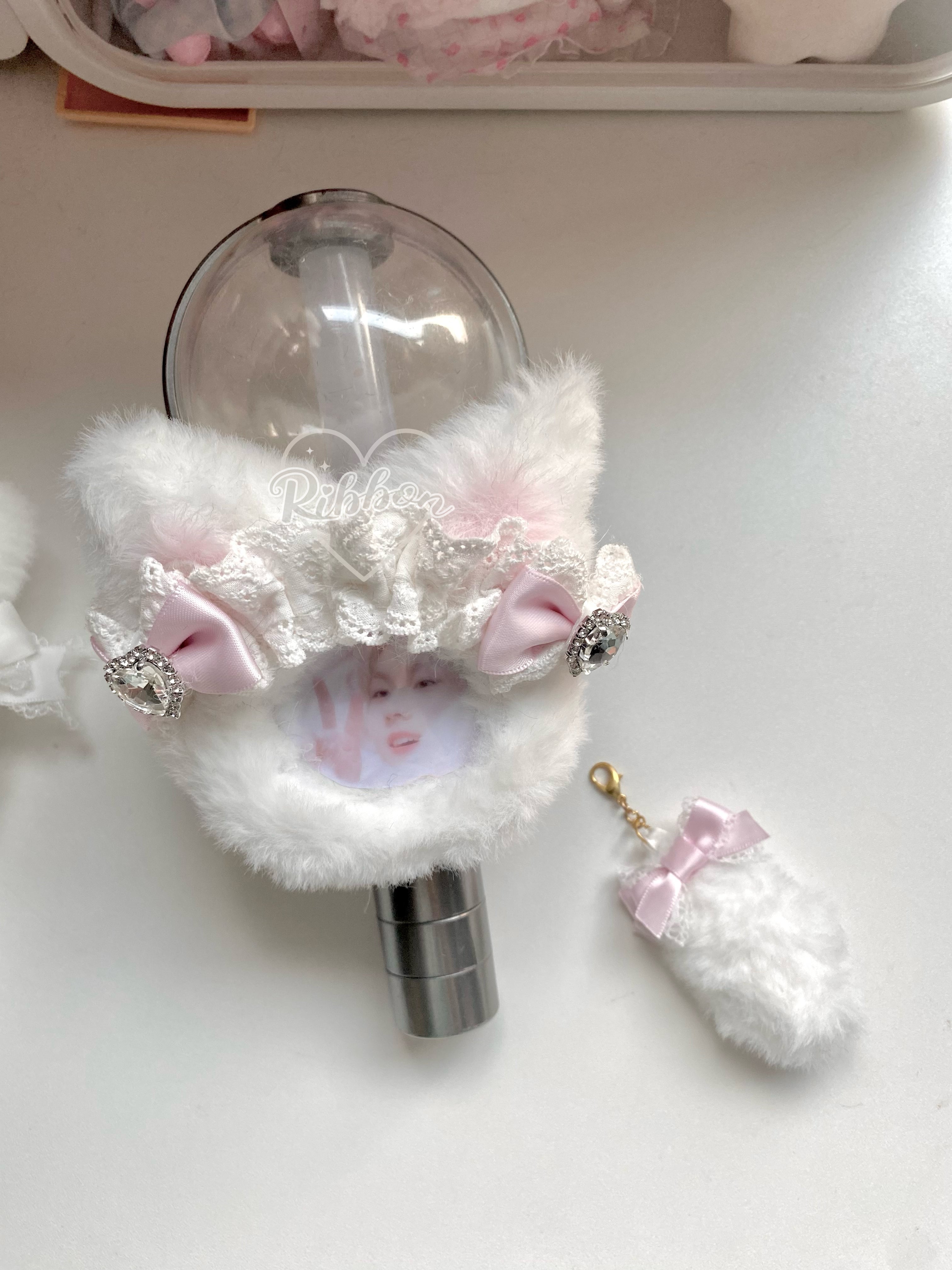 Handmade Animal Keychain with Photo Insert