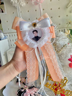 Kpop Lightstick Ribbon with Heart Photo Frame | Hi-Ribbon