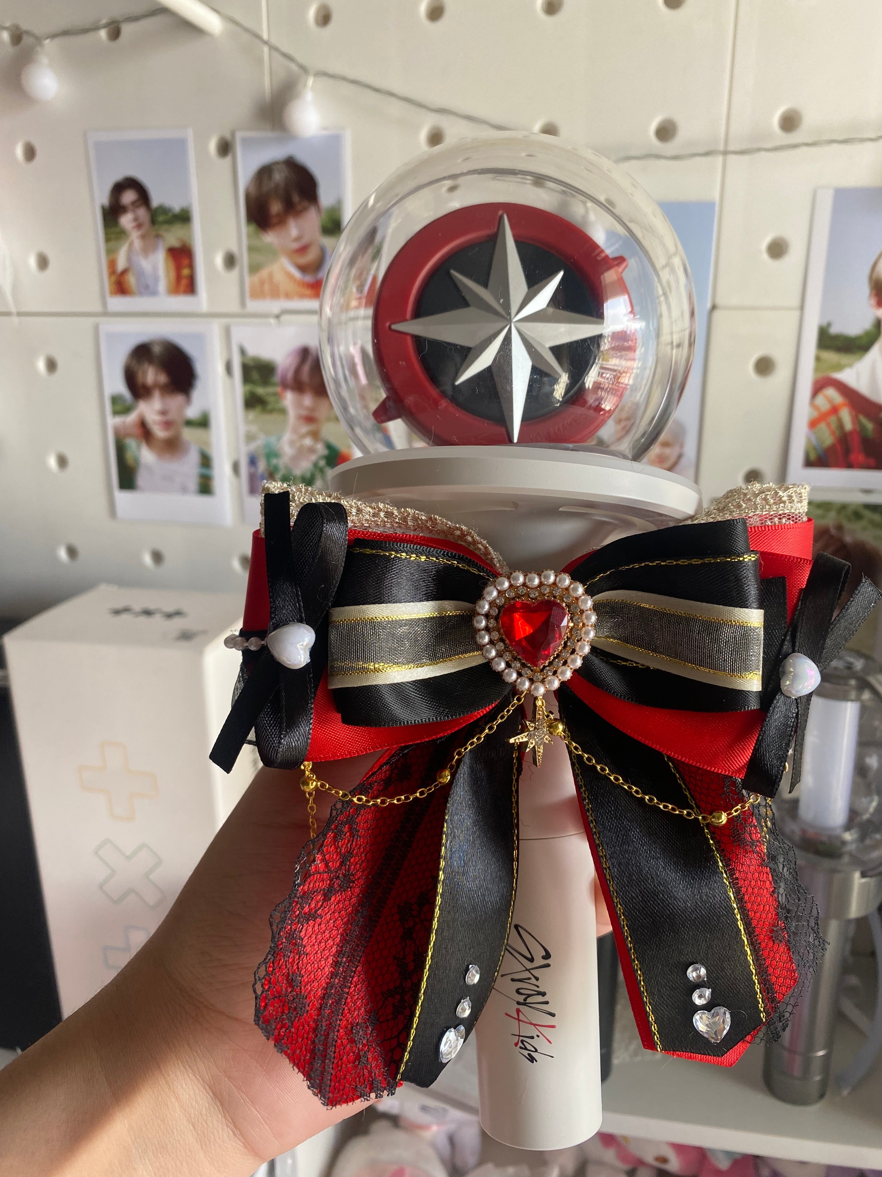 Lightstick Ribbon Bow | Handmade K-Pop Accessories