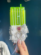 Lightstick Ribbon Bow | Handmade K-Pop Accessories
