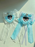 Kpop Lightstick Ribbon with Heart Photo Frame | Hi-Ribbon