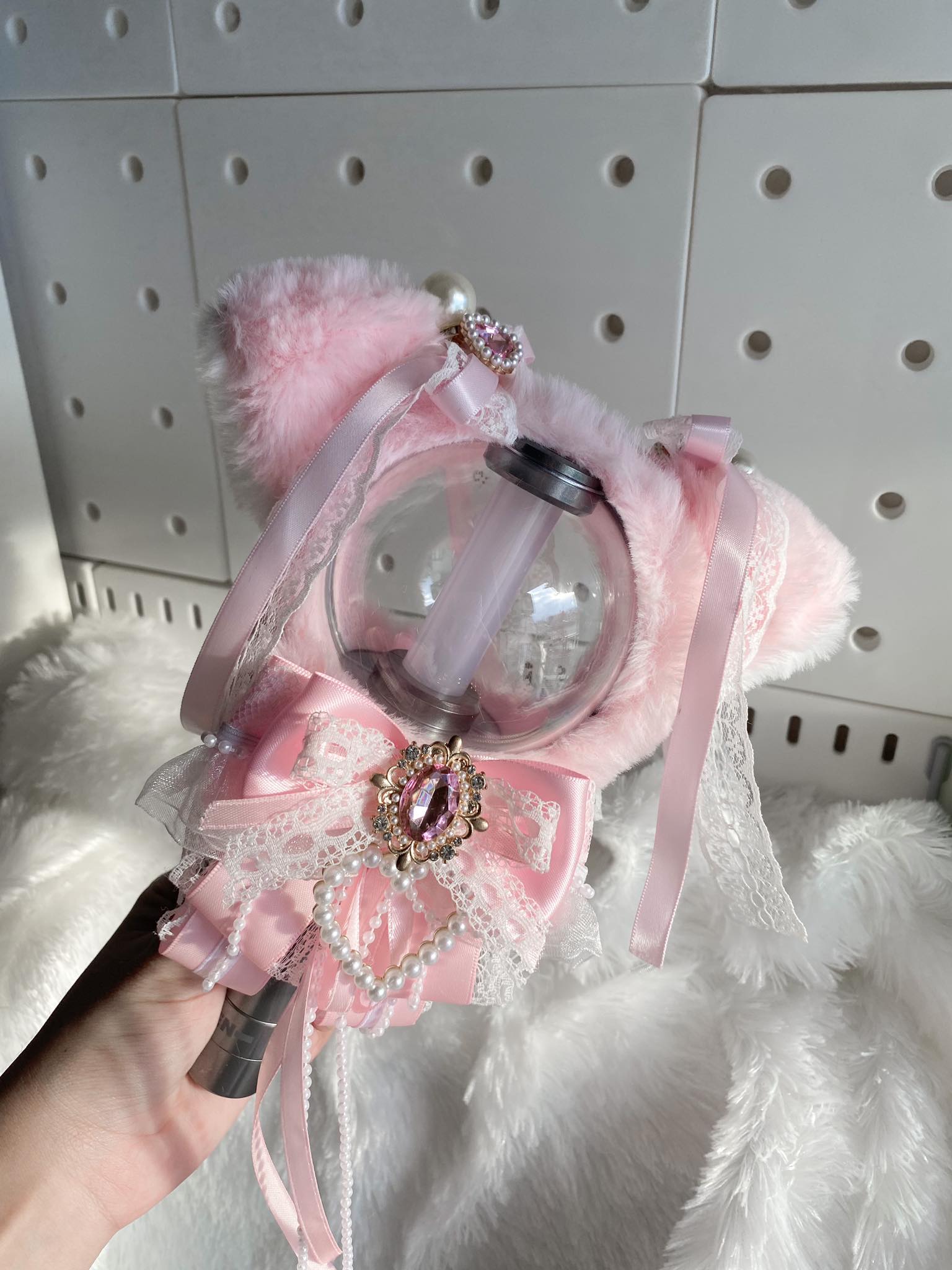 Custom K-pop Lightstick Cover | Handmade Concert Accessory for All Light Sticks