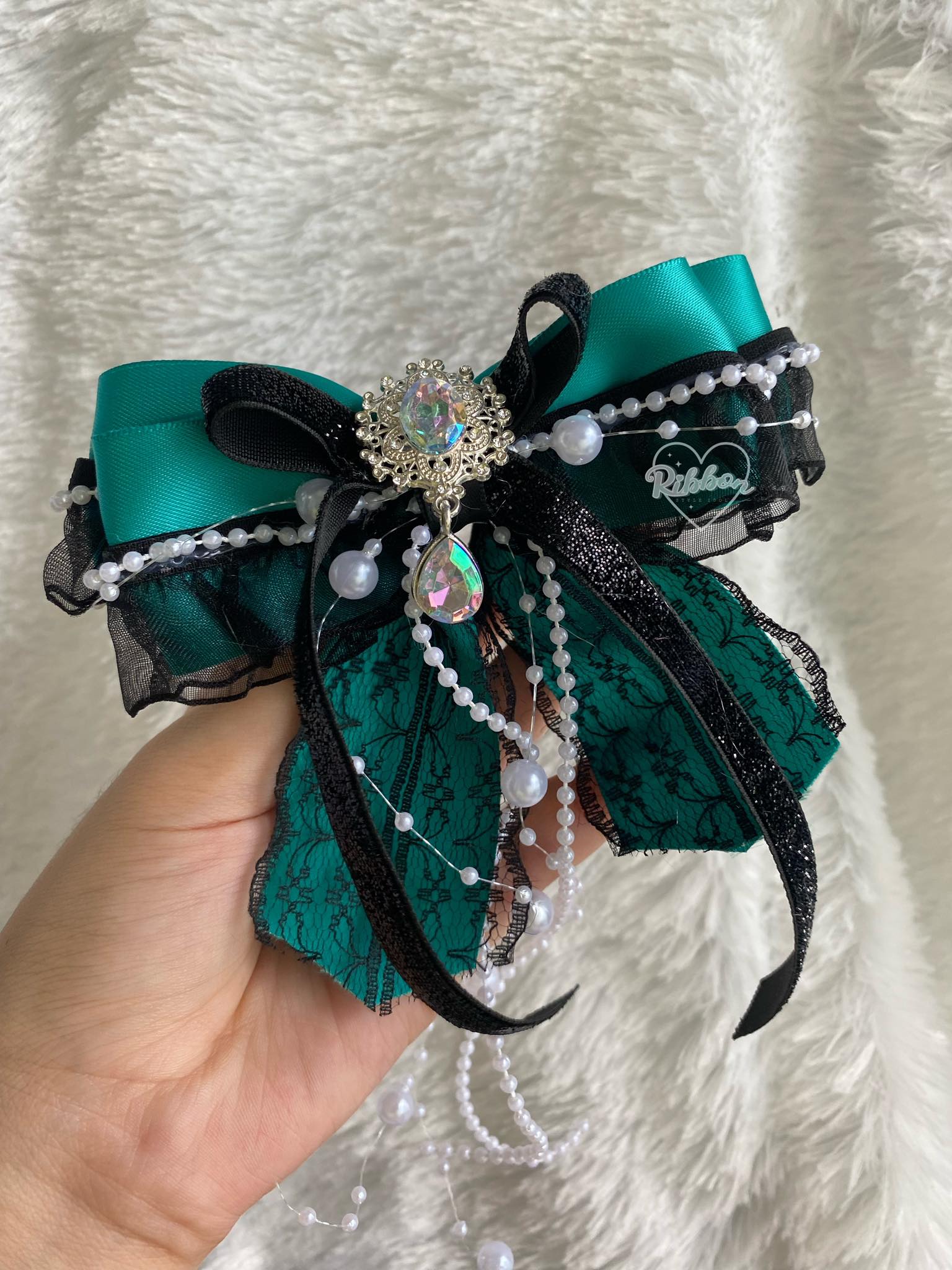 Lightstick Ribbon Bow | Handmade K-Pop Accessories