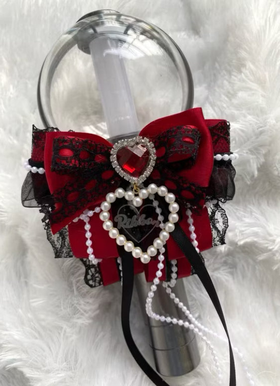 Lightstick Ribbon Bow | Handmade K-Pop Accessories