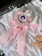 Kpop Lightstick Ribbon with Heart Photo Frame | Hi-Ribbon