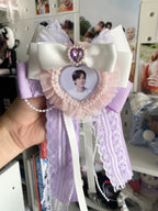 Kpop Lightstick Ribbon with Heart Photo Frame | Hi-Ribbon