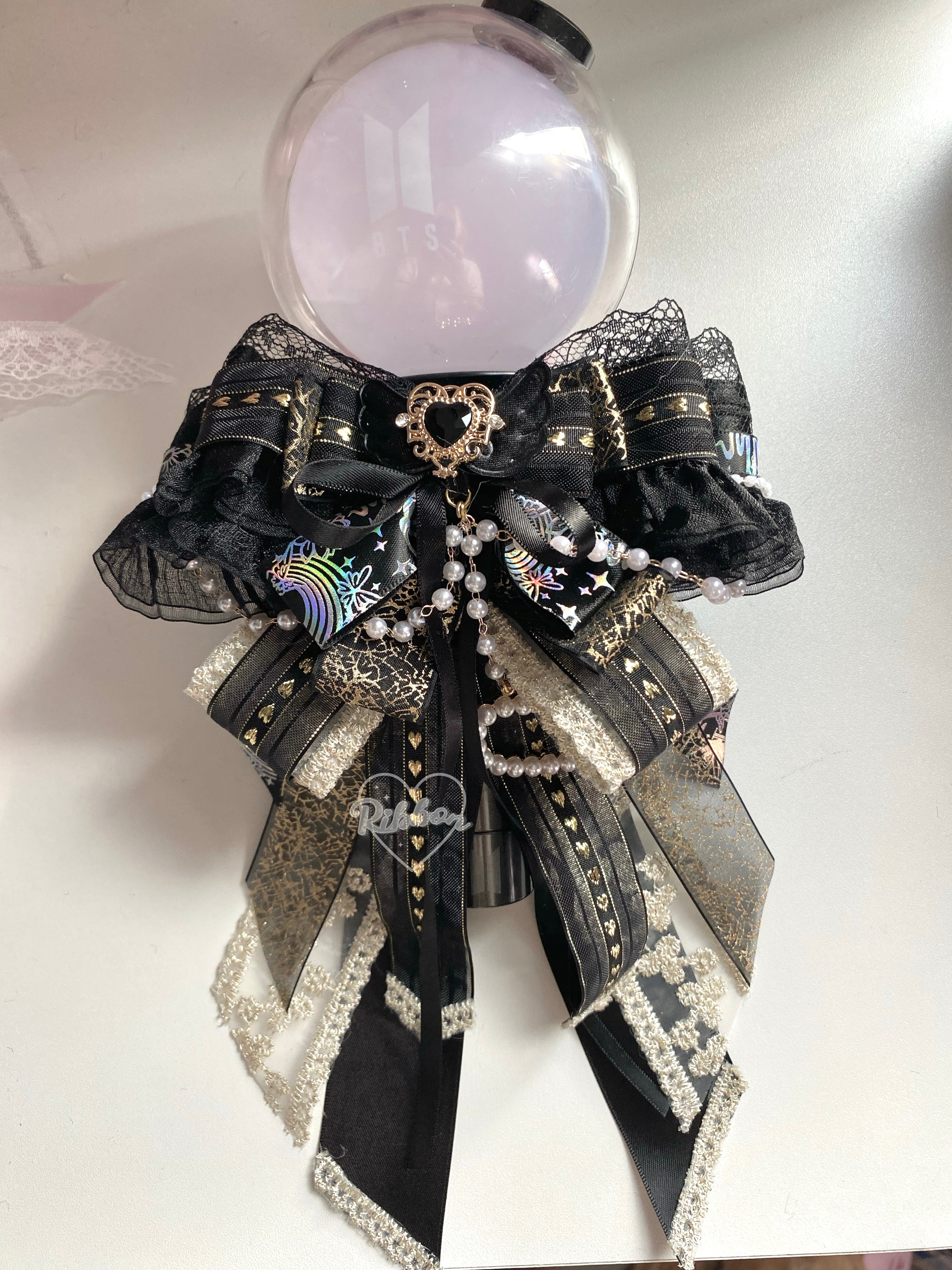 Lightstick Ribbon Bow | Handmade Fits all Lightsticks