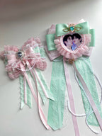 Kpop Lightstick Ribbon with Heart Photo Frame | Hi-Ribbon