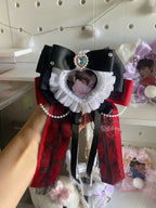 Kpop Lightstick Ribbon with Heart Photo Frame | Hi-Ribbon