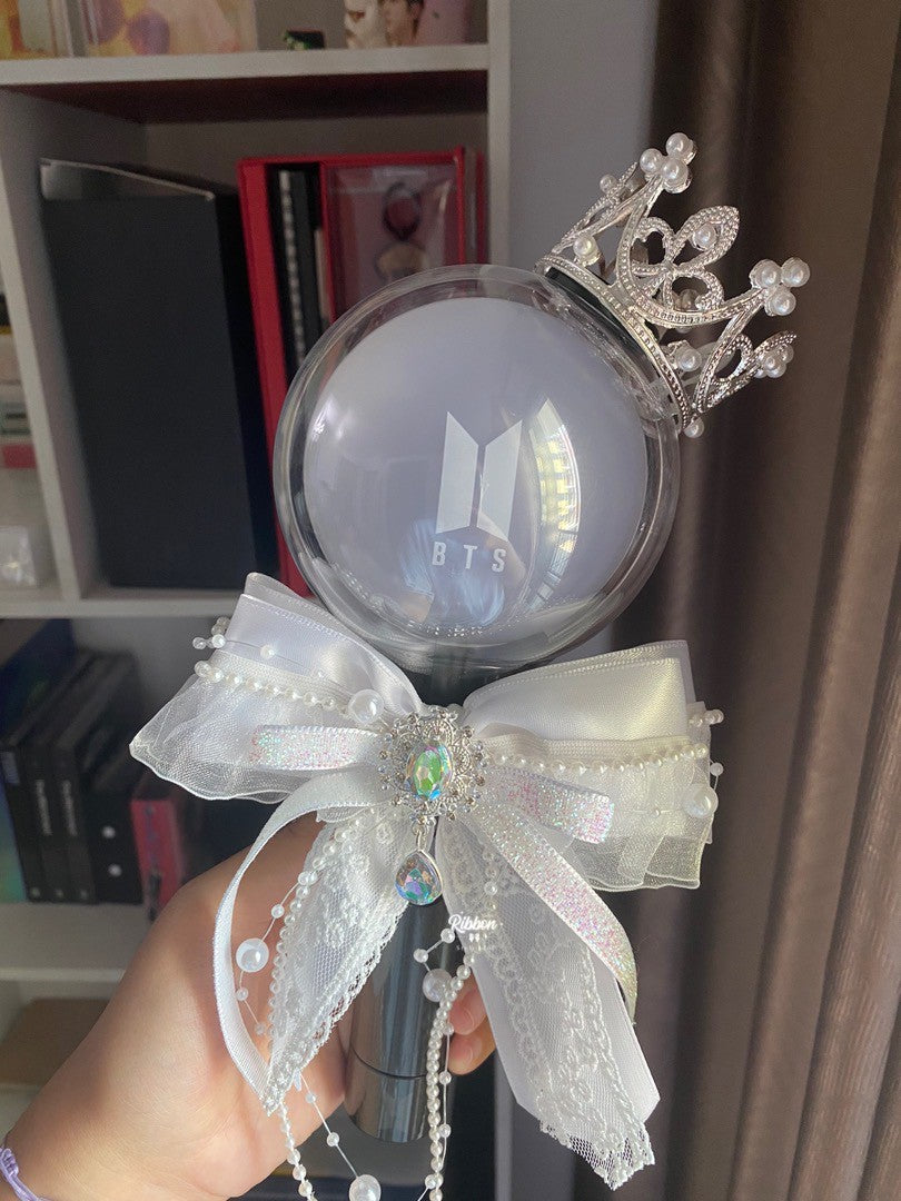 Lightstick Ribbon Bow | Handmade K-Pop Accessories