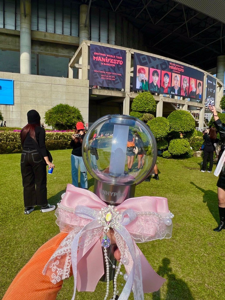 Lightstick Ribbon Bow | Handmade K-Pop Accessories