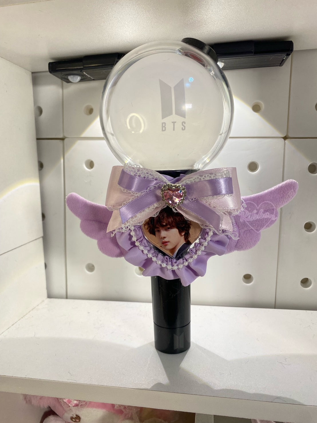 Custom Photo frame for K-Pop Lightsticks K-POPペンライト用♡ミニハートフレーム（全機種OK）
