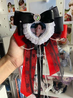 Kpop Lightstick Ribbon with Heart Photo Frame | Hi-Ribbon