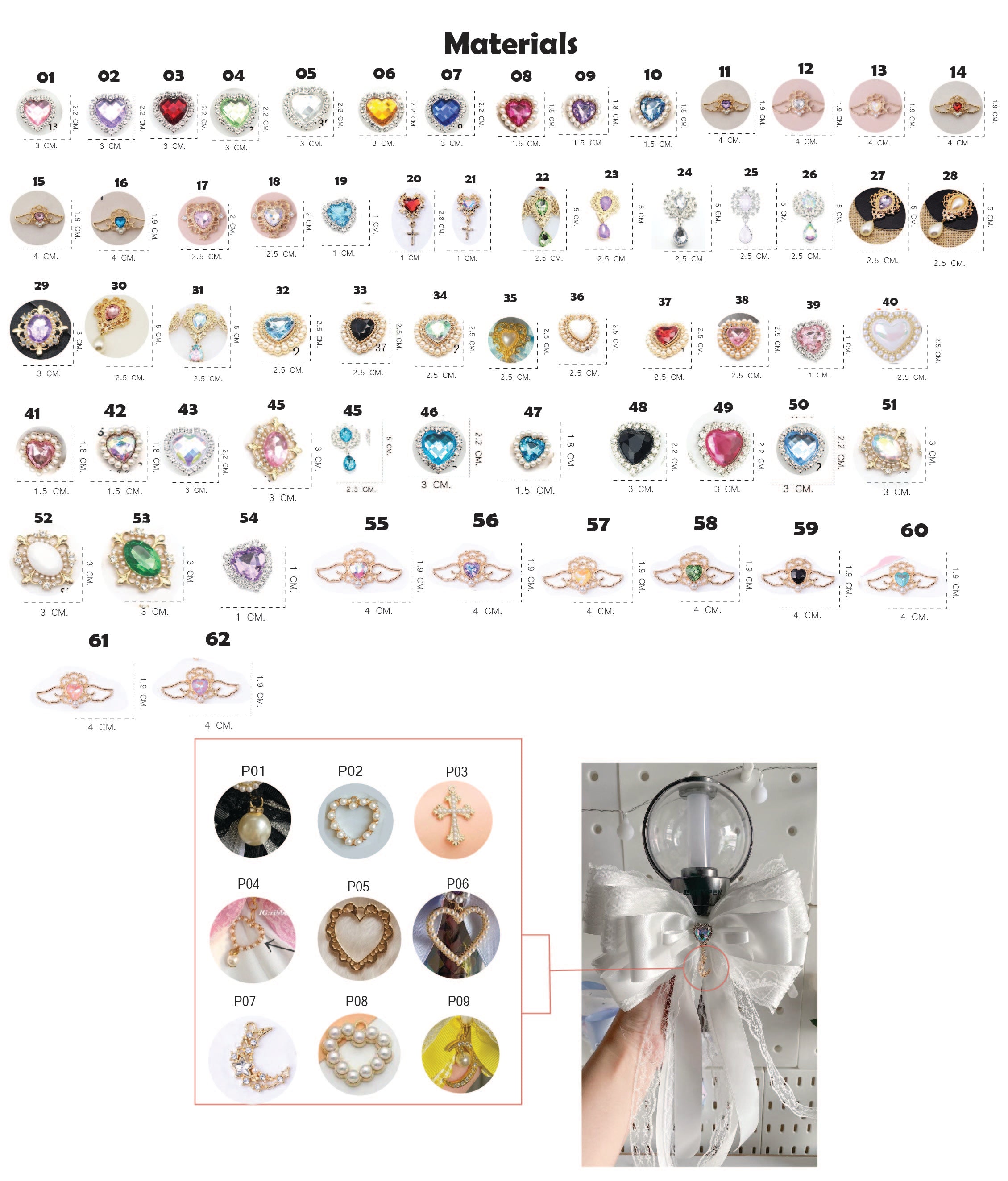 Handmade light stick bow For All Lightsticks