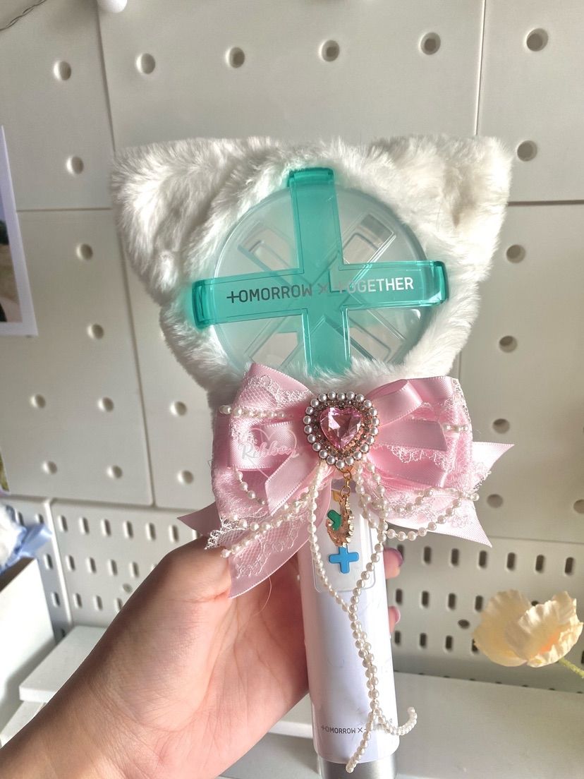 Custom K-pop Lightstick Cover | Handmade Concert Accessory for All Light Sticks