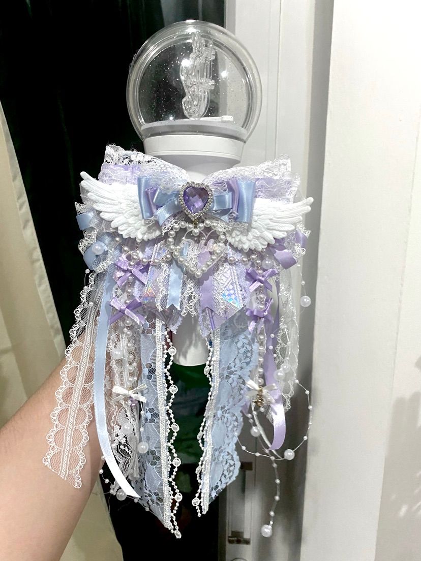 K-pop Light Stick Bow  Decorative Ribbon Bow for Concert Light Sticks