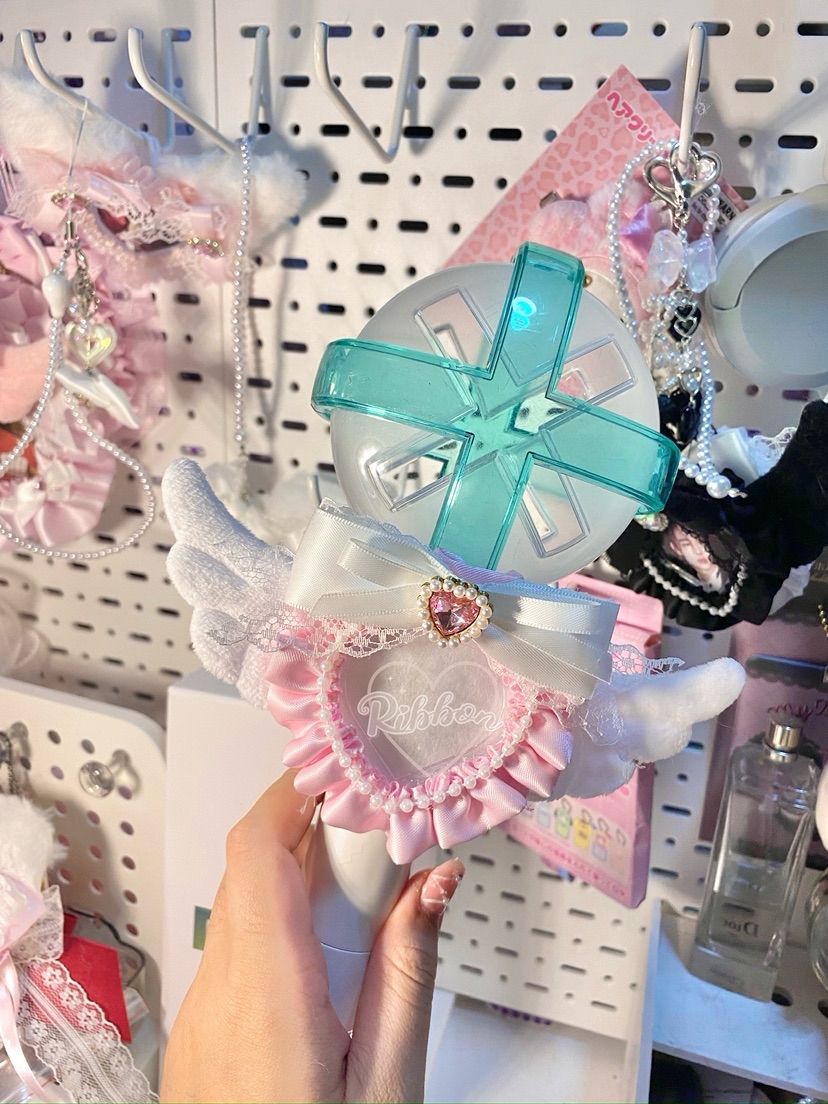 Custom Photo frame for K-Pop Lightsticks K-POPペンライト用♡ミニハートフレーム（全機種OK）