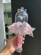 ILLIT Lightstick Cover & Ribbon Bow  ILLIT ライトスティック用 ふんわりハンドメイドカバー♡
