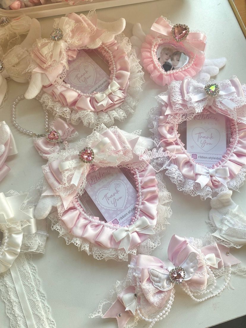 K-Pop Idol Photocard Holder with Bag Strap: Acrylic Frame