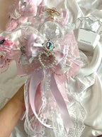 ILLIT Lightstick Cover & Ribbon Bow  ILLIT ライトスティック用 ふんわりハンドメイドカバー♡