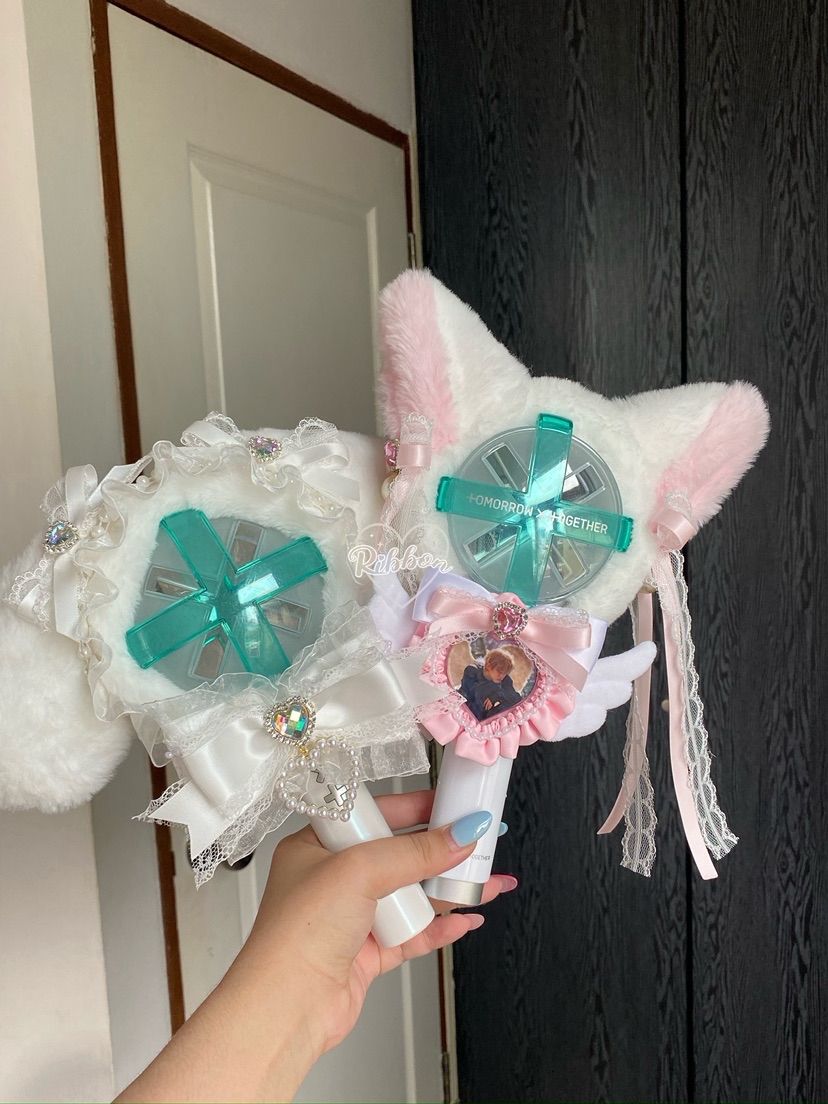 Custom K-pop Lightstick Cover | Handmade Concert Accessory for All Light Sticks