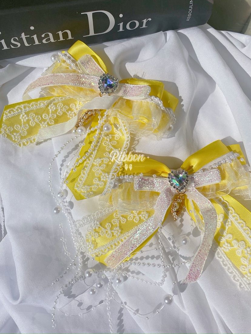 Lightstick Ribbon Bow | Handmade K-Pop Accessories