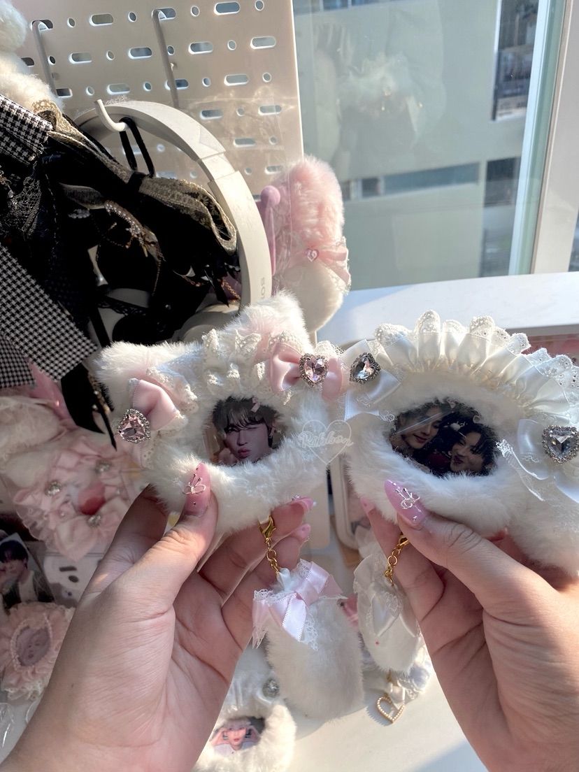 Handmade Animal Keychain with Photo Insert