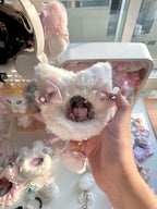 Handmade Animal Keychain with Photo Insert