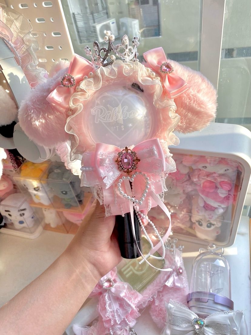 Custom K-pop Lightstick Cover | Handmade Concert Accessory for All Light Sticks