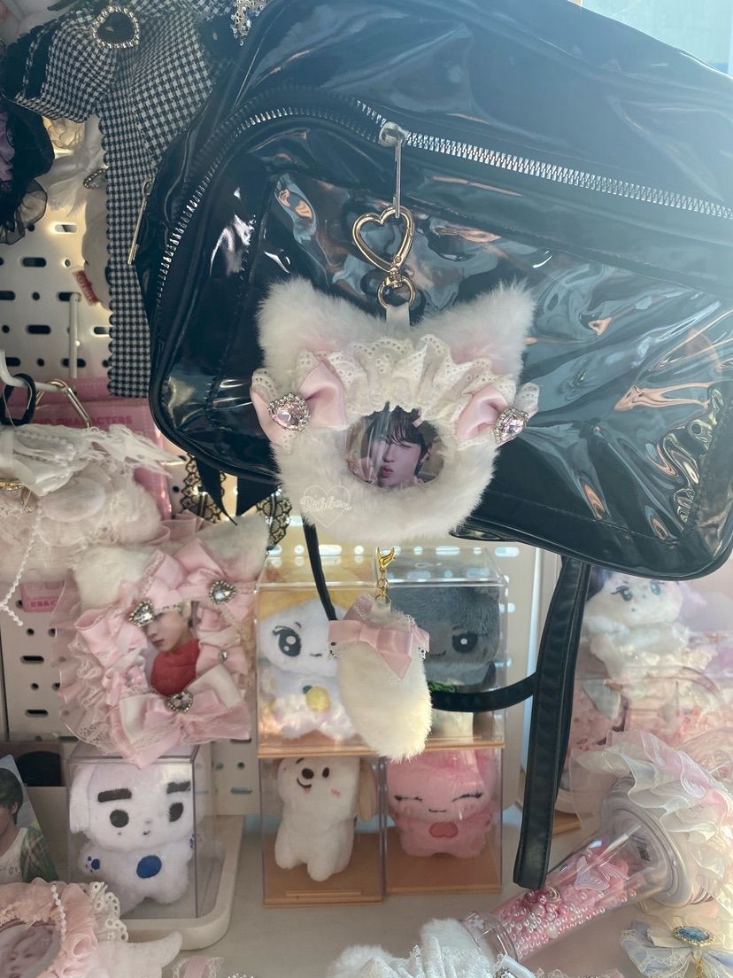 Handmade Animal Keychain with Photo Insert