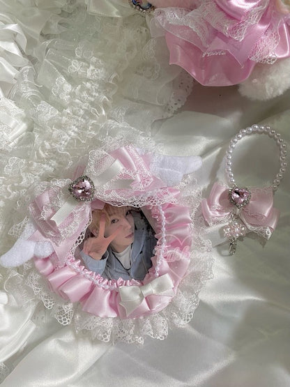 K-Pop Idol Photocard Holder with Bag Strap: Acrylic Frame